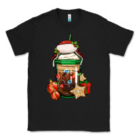Black Christmas vacation trapper hat coffee cup Classic Tee - Jasminsmagicworld