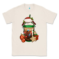 Natural Christmas vacation trapper hat coffee cup Classic Tee - Jasminsmagicworld