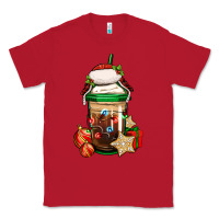 Red Christmas vacation trapper hat coffee cup Classic Tee - Jasminsmagicworld