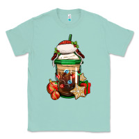 Seafoam Christmas vacation trapper hat coffee cup Classic Tee - Jasminsmagicworld