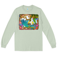 Matcha salt water heals everything Long Sleeve Tee - Jasminsmagicworld