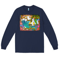 Navy salt water heals everything Long Sleeve Tee - Jasminsmagicworld