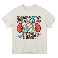 Cream dialysis tech Heavy Core Tee - Zillion Design Studio