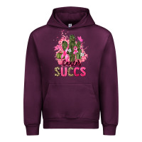 Mauve Wine Cancer succs Cancer Awareness Urban Hoodie - HowdyJamesFarm