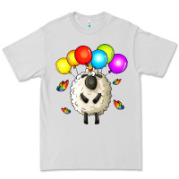 Dove Grey rainbow sheep Premium Tee - Zillion Design Studio