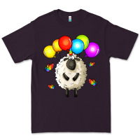 Plum rainbow sheep Premium Tee - Zillion Design Studio