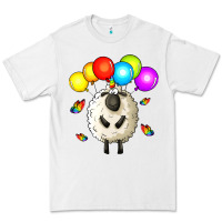 White rainbow sheep Premium Tee - Zillion Design Studio