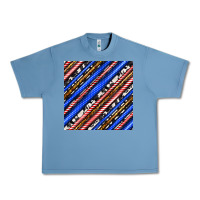 Pebble Blue western america seamless pattern Urban Heavy Tee - BundleAndBundleShop