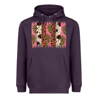 Plum cactus leopard cowhide brush stroke Heavyweight Hoodie - Artiststas