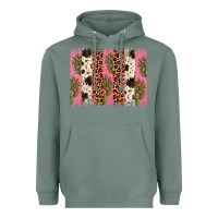 Sage cactus leopard cowhide brush stroke Heavyweight Hoodie - Artiststas