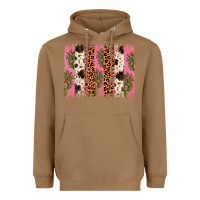 Toasted Coconut cactus leopard cowhide brush stroke Heavyweight Hoodie - Artiststas