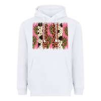 White cactus leopard cowhide brush stroke Heavyweight Hoodie - Artiststas