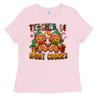 Bubblegum Pink teacher of smart cookies Ladies Tee - Zillion Design Studio
