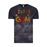 Cloud Black santa's favorite cxm Vintage Tee - Jasminsmagicworld