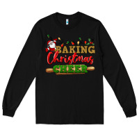 Black Baking Christmas cheer Long Sleeve Tee - NancyCooperArtShop