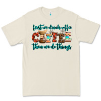 Bone first we drink coffee then we do things Premium Tee - AdoDesignShop