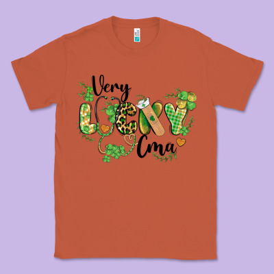 St. Patricks Day Very Lucky Cma Classic Tee Designed By Barkaloodesign