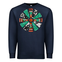 Navy western windmill Premium Sweatshirt - Jasminsmagicworld