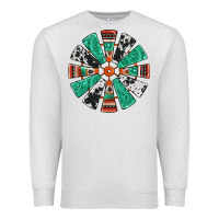 Oatmeal Heather western windmill Premium Sweatshirt - Jasminsmagicworld