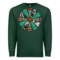 Sports Green western windmill Premium Sweatshirt - Jasminsmagicworld