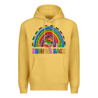 Antique Gold bruh we back Premium Hoodie - NancyCooperArtShop