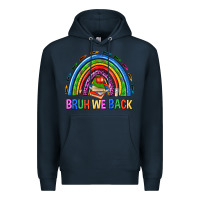 Navy bruh we back Premium Hoodie - NancyCooperArtShop