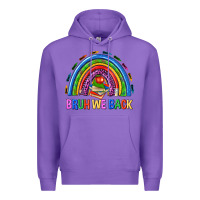 Purple bruh we back Premium Hoodie - NancyCooperArtShop