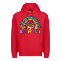 Red bruh we back Premium Hoodie - NancyCooperArtShop