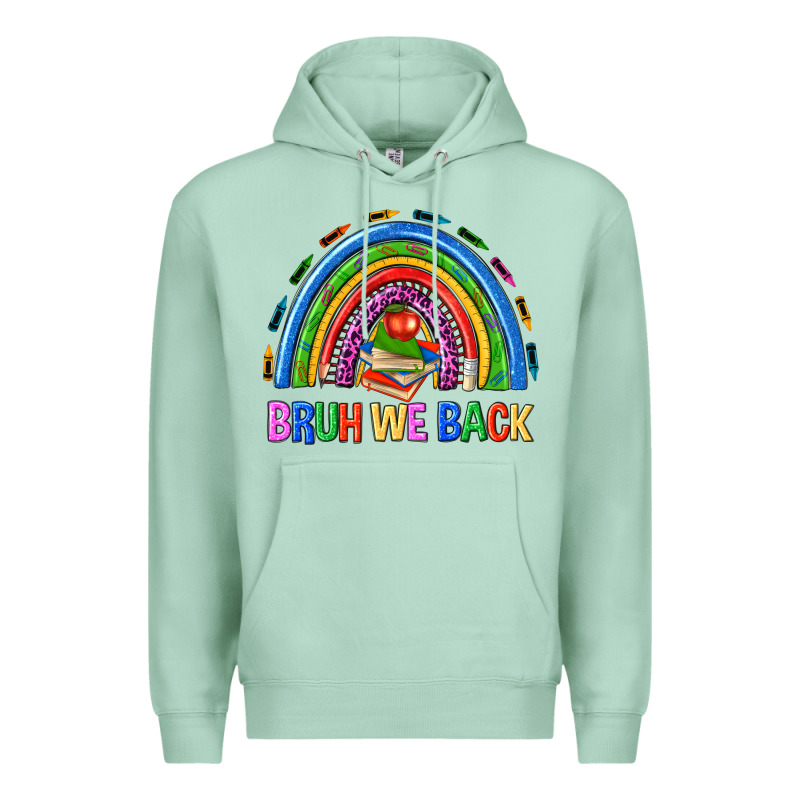 Bruh We Back Premium Hoodie by NancyCooperArtShop | Teevron