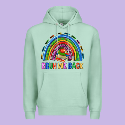 Bruh We Back Premium Hoodie Designed By Nancycooperartshop