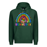 Sports Green bruh we back Premium Hoodie - NancyCooperArtShop