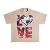 French Oak soccer love Urban Heavy Tee - JahusDesignShop