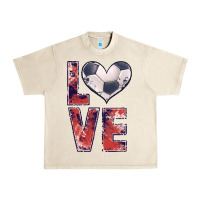 Sandshell soccer love Urban Heavy Tee - JahusDesignShop