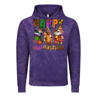 Cloud Purple happy hallothanksmas Vintage Hoodie - AdoDesignShop
