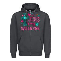 Smoke jesus is my valentine Zipper Hoodie - NancyCooperArtShop