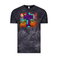 Cloud Black halloween cross Vintage Tee - JahusDesignShop