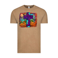 Vintage Coffee halloween cross Vintage Tee - JahusDesignShop