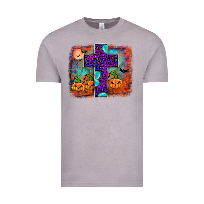 Halloween Cross Vintage Tee by JahusDesignShop | Teevron