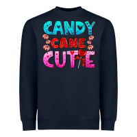 Navy candy cane cutie Heavyweight Sweatshirt - AdoDesignShop