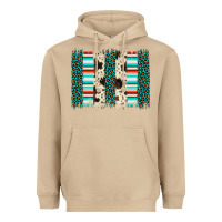 Mushroom leopard cowhide brush stroke Heavyweight Hoodie - Artiststas