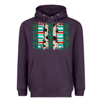 Plum leopard cowhide brush stroke Heavyweight Hoodie - Artiststas