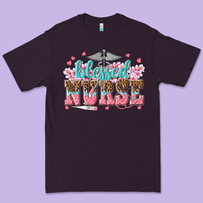 Blessed Nurse Premium Tee Designed By Texasbilliewilder