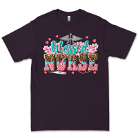 Plum blessed nurse Premium Tee - texasbilliewilder