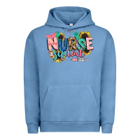 Pigment Pebble Blue nurse Urban Hoodie - CowGirlArtShop