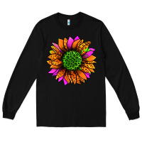 Black halloween sunflower Long Sleeve Tee - Jasminsmagicworld