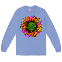 Colony Blue halloween sunflower Long Sleeve Tee - Jasminsmagicworld