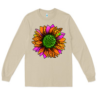Mushroom halloween sunflower Long Sleeve Tee - Jasminsmagicworld