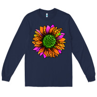 Navy halloween sunflower Long Sleeve Tee - Jasminsmagicworld