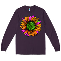 Plum halloween sunflower Long Sleeve Tee - Jasminsmagicworld