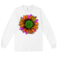 White halloween sunflower Long Sleeve Tee - Jasminsmagicworld